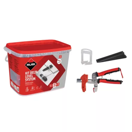 Rubi Delta ékes lapszintező készlet 1 mm (3-12 mm) (03913)