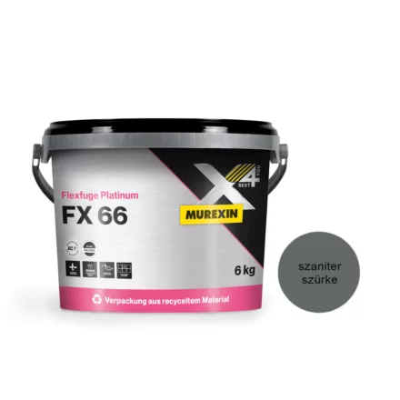 Murexin FX66 platinum fugázó szaniterszürke   -6 kg(31532)
