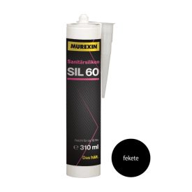 Murexin SIL 60 Szaniter szilikon - fekete