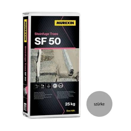 Murexin SF 50 Trass Kőfugázó - 25 kg szürke(4214)