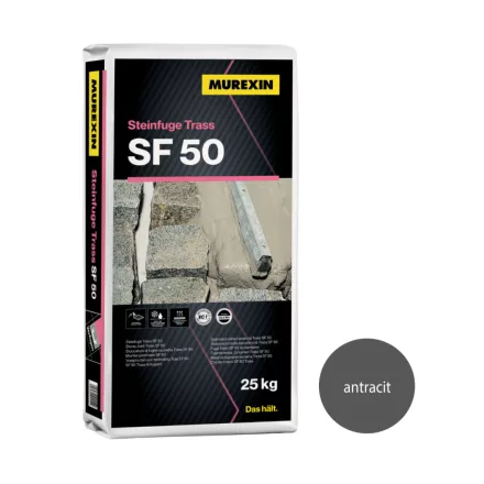 Murexin SF 50 Trass Kőfugázó - 25 kg antracit (5214)