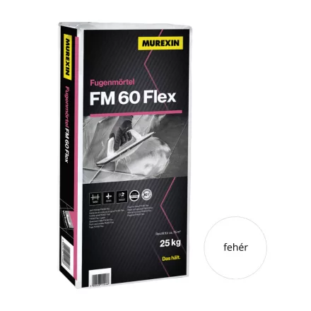 Murexin fugázó FM60 Flex fugázó 25 kg fehér(65101)