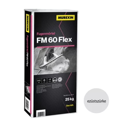 Murexin fugázó FM60 Flex fugázó 25 kg ezüstszürke(65105)