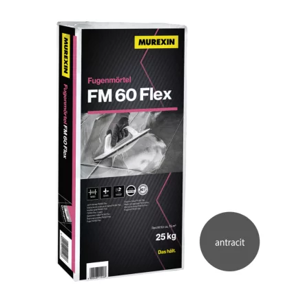 Murexin fugázó FM60 Flex fugázó 25 kg antracit(65147)